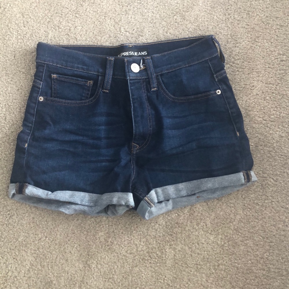 EXPRESS Denim High Waisted Shorts